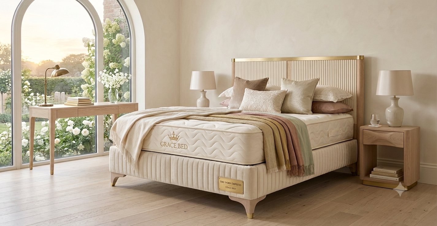 Ivory Empress Bed