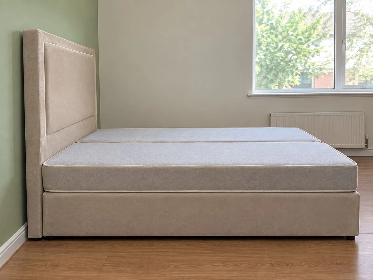 Super King Upholstered Ottoman Bed