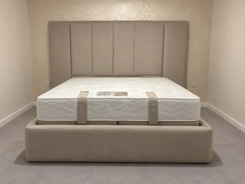 Luxury Vertical Panel Ottoman Divan Bed