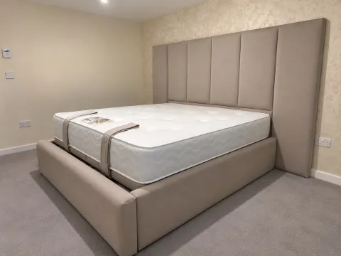 Luxury Vertical Panel Ottoman Divan Bed